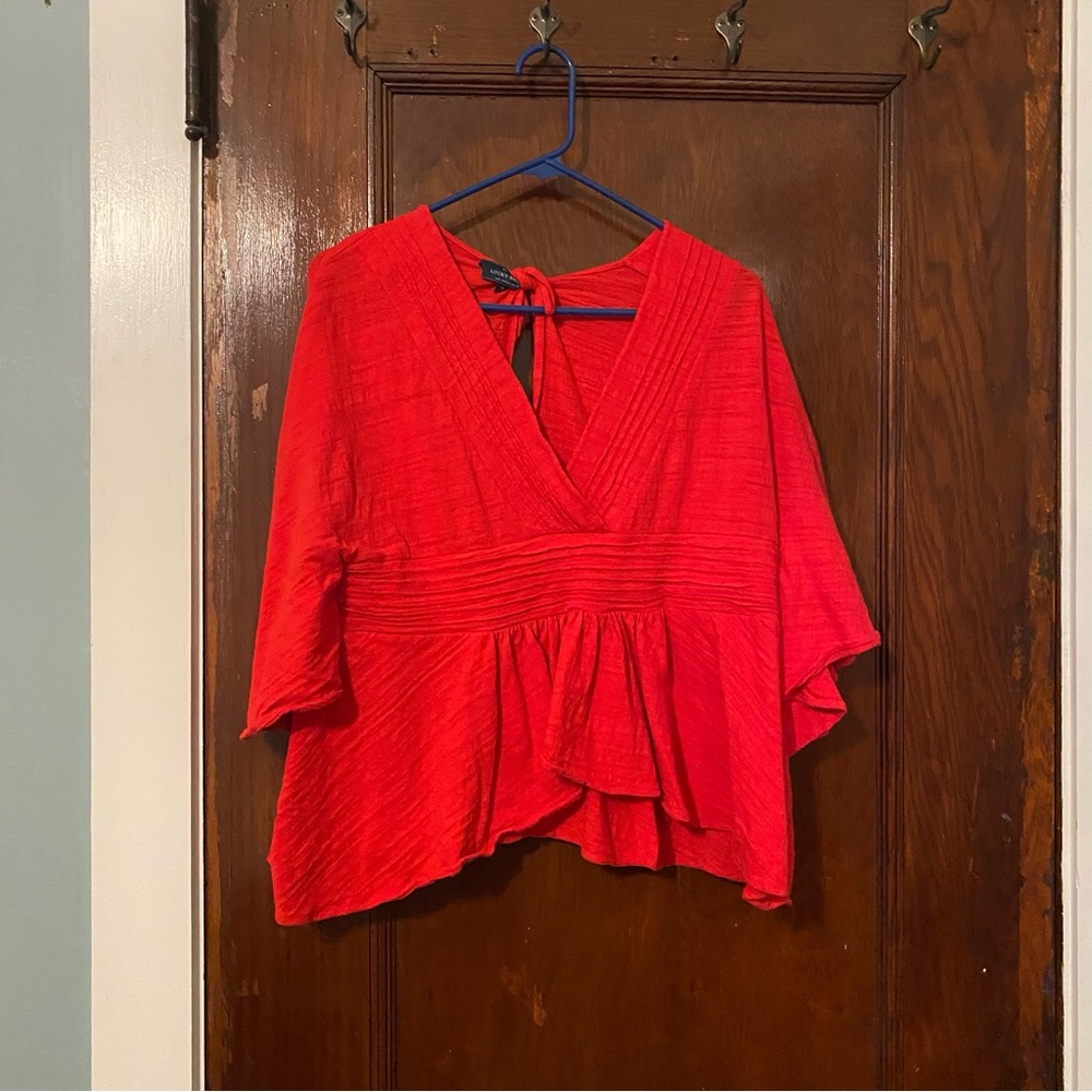 Lucky Brand Red Top